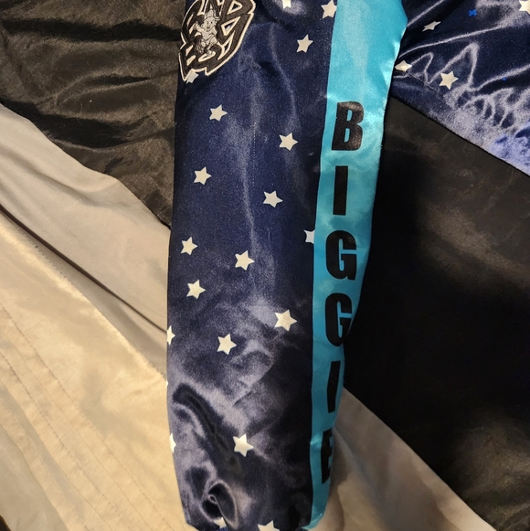 Biggie Smalls Bad Boy Records Headgear Classics Men's 90s Satin PUFFY Jacket - Picture 4 of 10